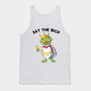 Eat The Rich Frog Tank Top